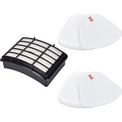 Lot de 1+2 filtres pour aspirateurs Shark, compatibles avec les modèles Navigator Lift Away NV350, NV351, NV352, NV355, NV356E, NV360, NV370, UV440, UV490, UV540 et CU500. (1/4)