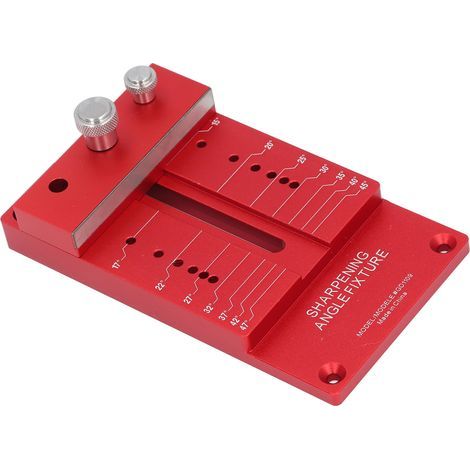 Outil de guidage de couteaux en alliage d'aluminium, fixation d'angle d'affûtage pour ciseaux à bois (1/5)