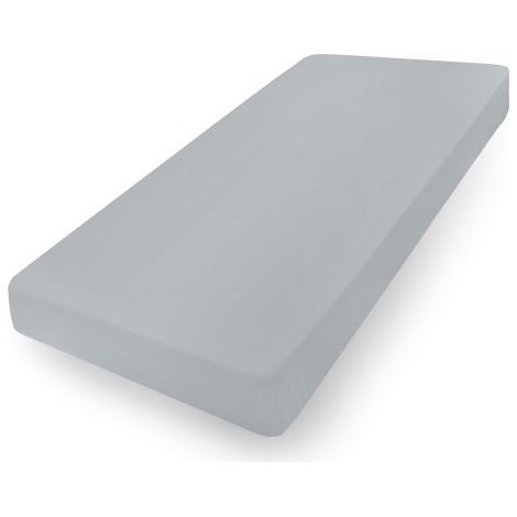Lenzuolo jersey PREMIUM con gomma 90x190, 90x200x30, grigio42, MATEX (1/5)