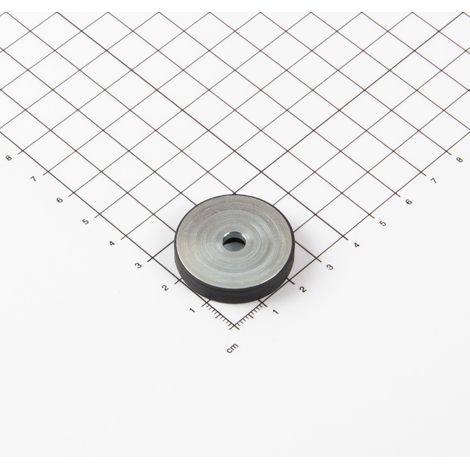 Magna-C Gummiertes Magnetsystem Ø31x6mm aus Neodym ohne Befestigung (1/3)
