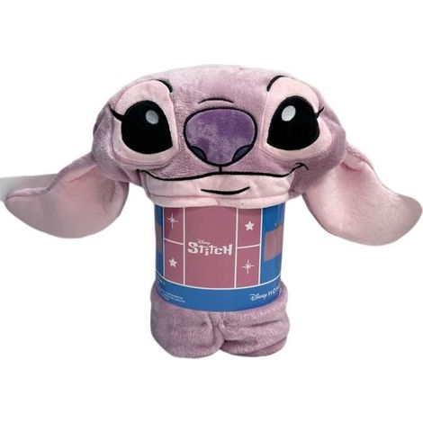 Plaid in pile con cappuccio 3D Angel, Dimensione 120 x 150 cm, Disney LILO & STITCH (1/4)
