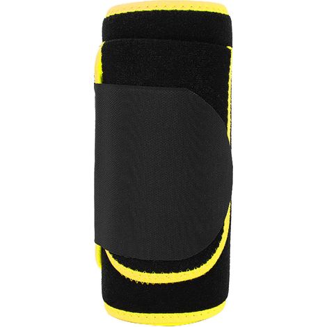 Ceinture De Soutien Lombaire - Design Ergonomique Respirant Pour Running Et Gymnastique - Taille L Jaune (1/5)