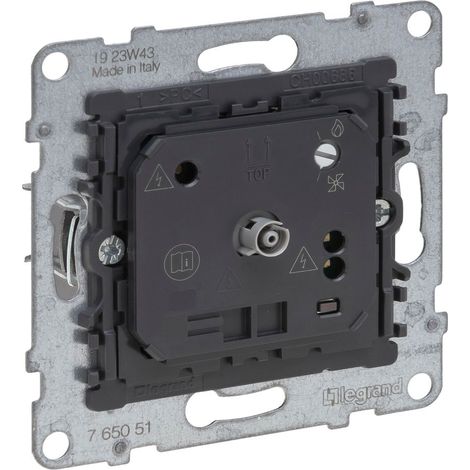 Legrand Raumthermostat SEANO Einsatz, Unterputz, 230V, 8A, 72,9x72,9x41,9mm, 765051 (1/3)