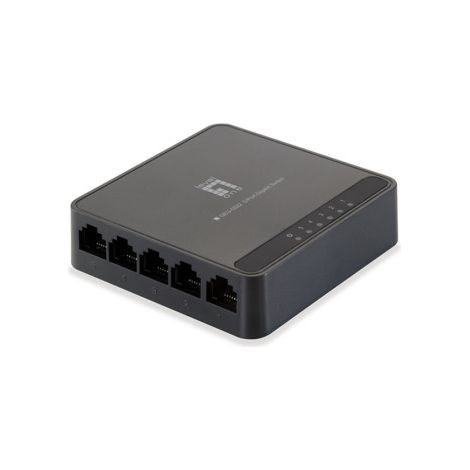 CAE - SWITCH LEVEL ONE - 5 x 10/100/1000Base-T RJ-45 Port - Ru00e9f : GEU0522 (1/4)