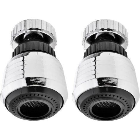 360-Grad-Dreh-Wasserhahn-Luftsprudler, luxuriöser wassersparender Sprüher, wassersparender Luftsprudler, Wasserhahn-Druckfilter, Küchenzubehör (360 Grad, 2)