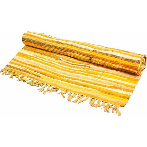 Alfombra de trapo pequeÃ±a - 50x90cm - calidad premium - Naranjas amanecer