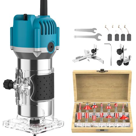 Machine de fraisage en bois, moteur de 30000 RPM, design ergonomique, Type B (1/2)