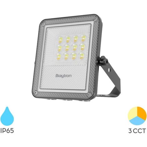 Projecteur LED 20W 3en1 2200lm IP65 IK06 – Gris (1/5)