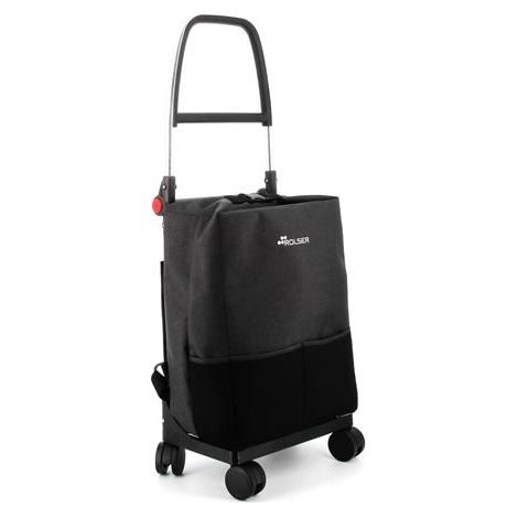Mochila carro ROLSER 4 ruedas plegable 27l negro Tweed T-shop