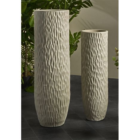 Adara Text Keramikgefäß. Morel Mole, 100 cm. 2er-Set, 30D x 100 cm. (1/3)