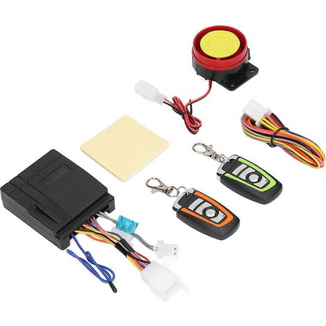 12V Motorrad-Sicherheitsalarmanlage mit Diebstahlschutz und 2 Fernbedienungen, universell für ATV und Geländefahrzeuge