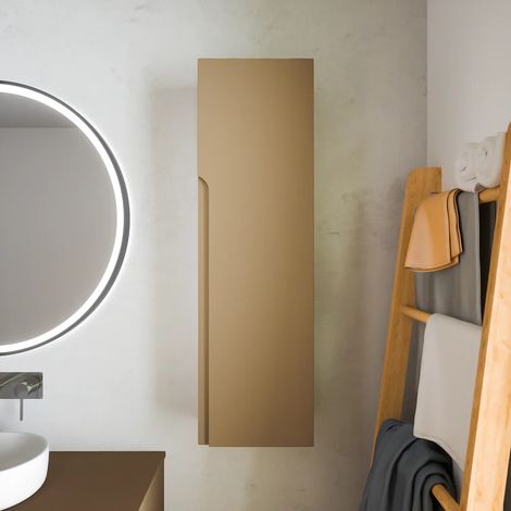 Colonna Bagno Sospesa Altezza 100cm Sabbia Opaco Reversibile Mod. Ardenne (1/3)