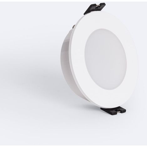 Collerette Downlight Conique IP65 pour Ampoule LED GU10 / GU5.3 Coupe Ø75 mm Minus Blanc (1/3)