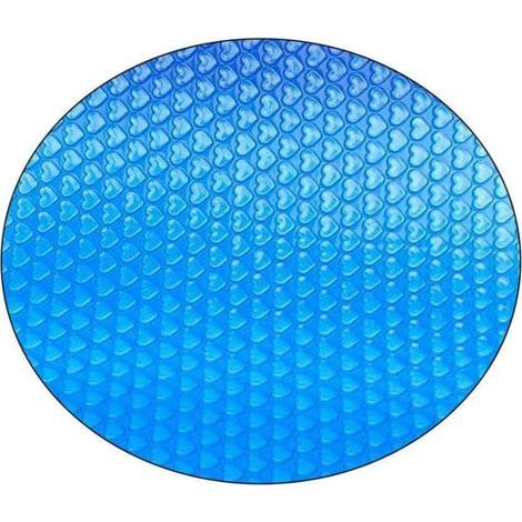 Bâche À Bulles - Couverture de Piscine Solaire Ronde Couverture de Protection Piscine Solaire Chauffage de Bassin Outdoor Jardin Film D'isolation Thermique pour Piscine Ø120cm (1/5)