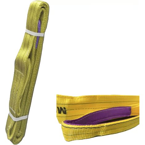 Nastro fascia sollevamento cinghia braca imbracatura carichi con asole 3 ton 3000 kg 3 mt F33