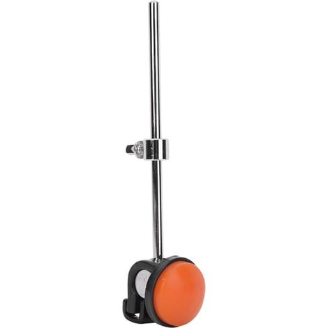 Maillet de grosse caisse à tête en silicone rouge, pièce de percussion en métal et plastique (1 pièce) (1/5)