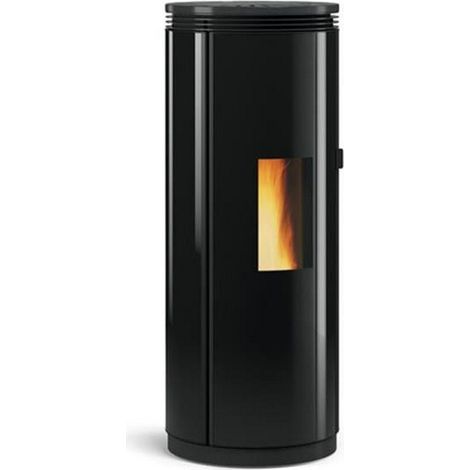 stufa a pellet nera da 8kw - PAMELACRYSTAL - Nordica Extraflame