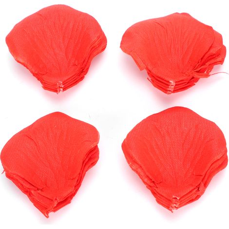 10 Beutel mit künstlichen Rosenblättern für Valentinstag und Hochzeiten. Künstliche Blütenblätter. (1/5)