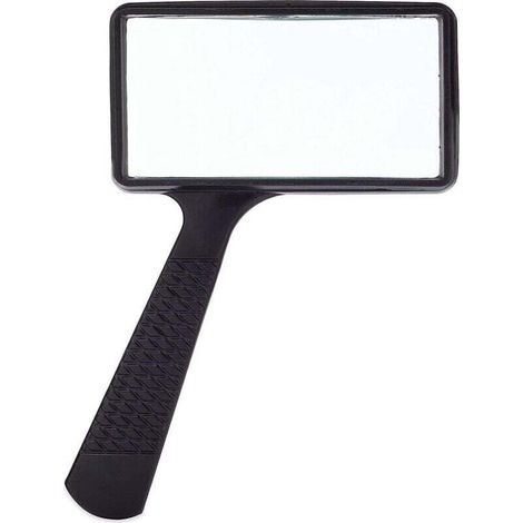 Loupe rectangulaire géante (grossissement x3) - lentille en verre résistant aux rayures - large champ de vision horizontal