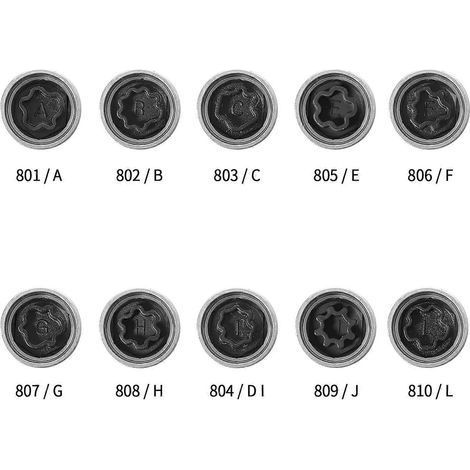 Clé à douille antivol Security Master pour écrous de roue verrouillables 802 / B, douille de 17 mm, compatible avec A6, A3, A4, A5 et TT.