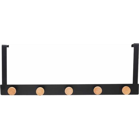 Porte-serviettes et porte-manteaux Ironwood, crochets muraux, sans perçage, gain de place, peut être rangé derrière une porte, durable et imperméable, convient aux salles de bains et aux chambres.-DOU