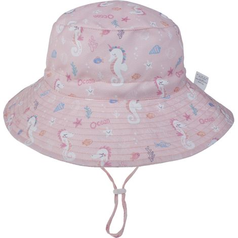 Chapeau de soleil bébé, protection solaire UPF 50+, idéal pour la plage et l'été. Chapeau bob pour bébé garçon et enfant. (1/5)