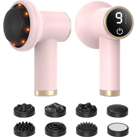 Masseur Anti-Cellulite Électrique Rechargeable Rose, Appareil Minceur (1/5)