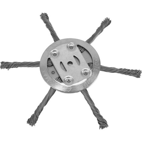 Tête de coupe-bordures en fil d'acier, 6 lames, accessoire pour tondeuse à gazon, 150 mm, diamètre intérieur 5,5 mm (1/5)