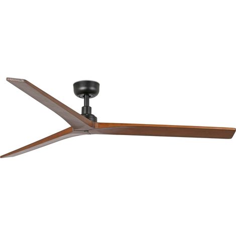 DC Ceiling Fan Klim L Black-Walnut with Remote (1/4)