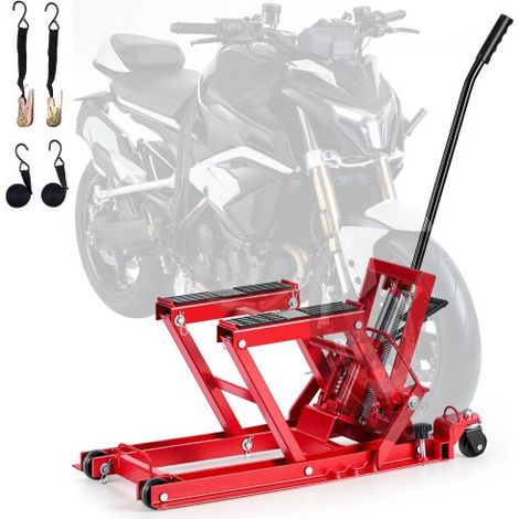 Cric de Moto Hydraulique Pont Élevateur Compact Charge 680 kg (1/5)