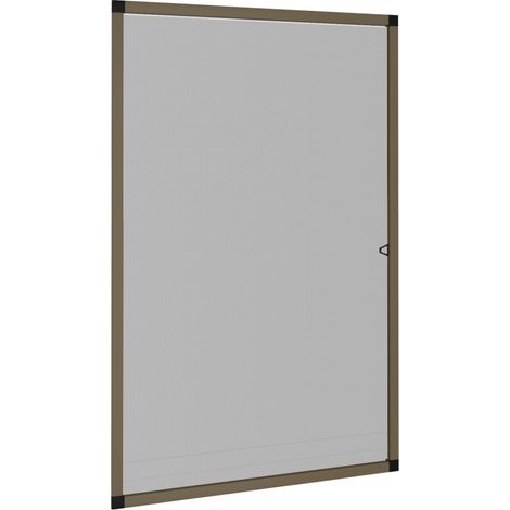 Moustiquaire pour fenêtres Marron 80x120 cm (1/5)