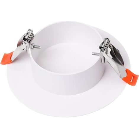 Plaque de recouvrement pour plafond, plaque de plafond pour trou rond, cache-trou mural en plastique, trou de 125 mm (1/5)