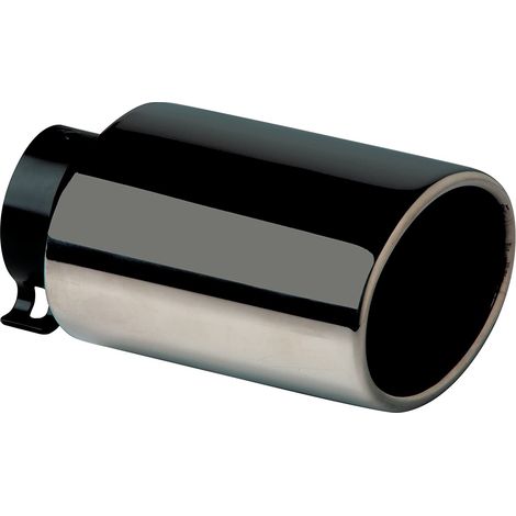 Sortie Echappement - Ovale - Gun Metal - 117x85 - INT 65 L 165 (1/3)