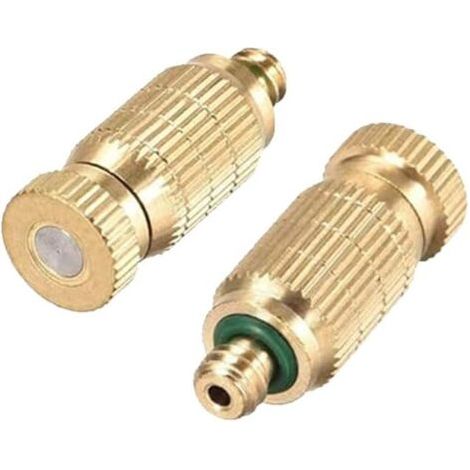 Lot de 10 buses brumisation en laiton, buse pulvérisation haute pression 0,1 mm, anti-goutte - 0.2mm (1/5)