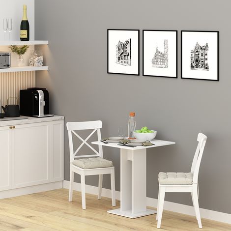Mesa de comedor Repose, Blanco, 65 x 65 cm, Vicco