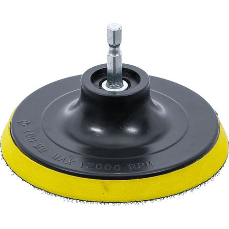 Disque ponçage BGS Technic 100 mm mousse coussinée (1/4)