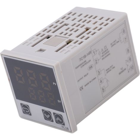 Temperaturregler Hochpräziser, empfindlicher Digitalthermostat mit zwei Ausgängen für Haushaltsgeräte (BEM-TC1B-14R) (1/5)