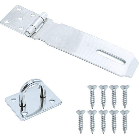 Chiusura a clip per lucchetto, 1 pezzo, fermaporta in acciaio inox
