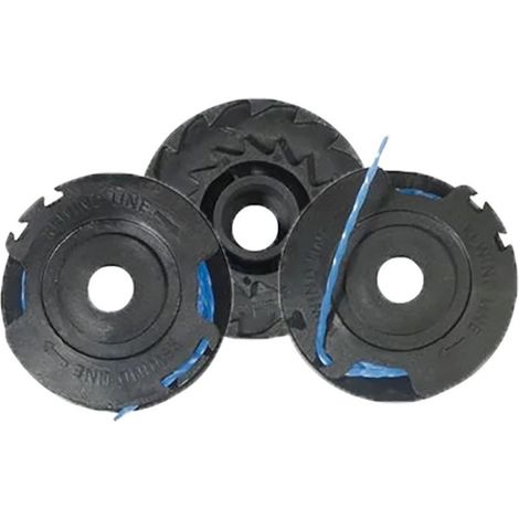 Moulinet de pêche RYOBI à ligne unique (3 bobines, diamètre 1,6 mm x longueur 4,5 m) RAC125 (1/5)