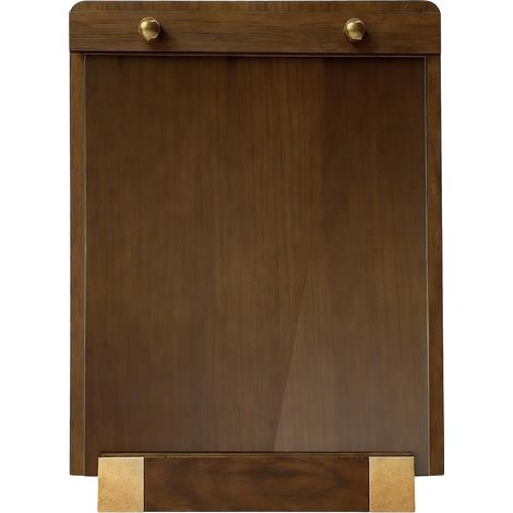 Porte-bloc avec Compartiment de Rangement Transparent Noir Boîte de Rangement Documents et Clip Bas Profil Organiseur Léger et Portable pour Bureau et École (1/5)