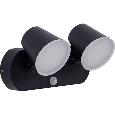 Aplique De Pared Exterior Doble Con Sensor PIR "Tura" -