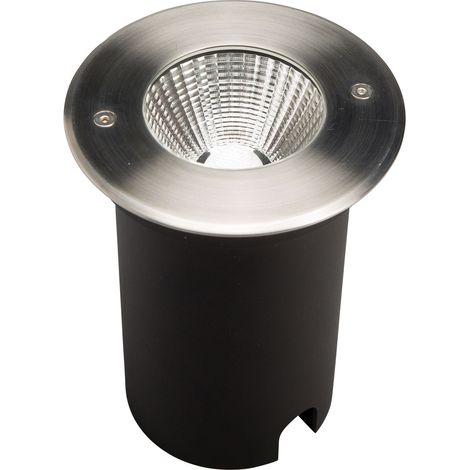 Encastré de sol extérieur COLOSS 3 SWITCH rond inox 2400K-4000K 15W - EUROPOLE - 54226 (1/3)