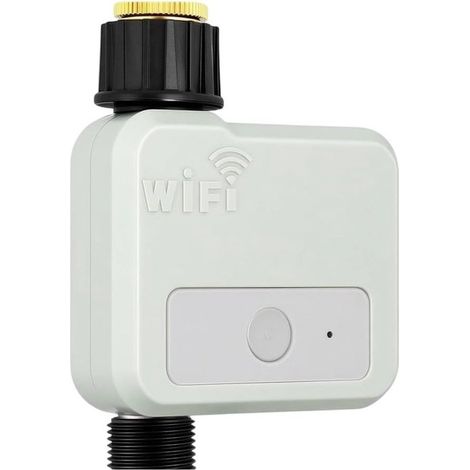 Contrôleur d'arrosage intelligent pour jardin, programmateur d'arrosage Wi-Fi, programmateur automatique pour tuyau d'arrosage, programmateur extérieur, arrosage contrôlé par application (1/5)