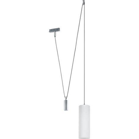 Lampada a sospensione Eglo Villanova bianco Ø 9 cm E27 altezza 26 cm per cucina rif. 66444