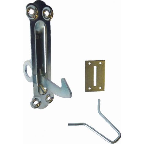 Federstopper mit Glitter BOURG MERMIER 45 mm weiß verzinkt - M-256453