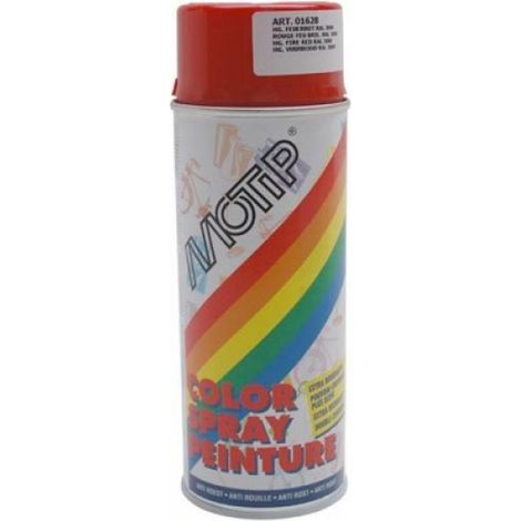 barattolo di motip rosso fuoco vernice lucida ral3000 400ml