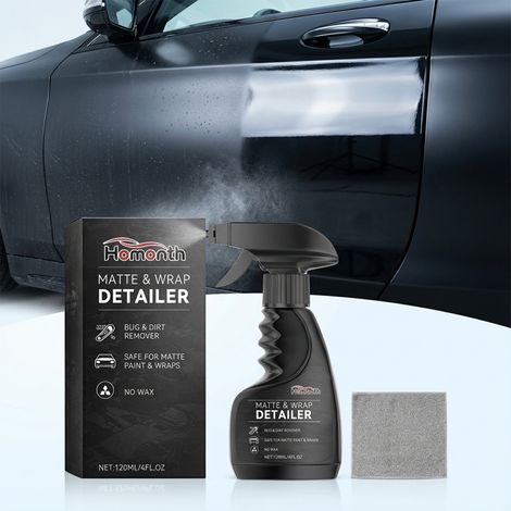 Autopflegespray zum Reinigen, Polieren, Aufbereiten und Erhalten eines glänzenden Finishs – praktisches Pflegespray (120 ml + 1 Tuch) -- DE (1/5)