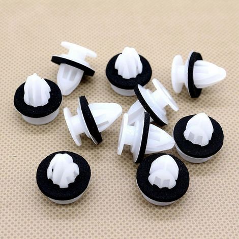 Lot de 10 clips de fixation pour moulure d'ouverture de roue Mazda KD51-51-W24 (1/4)