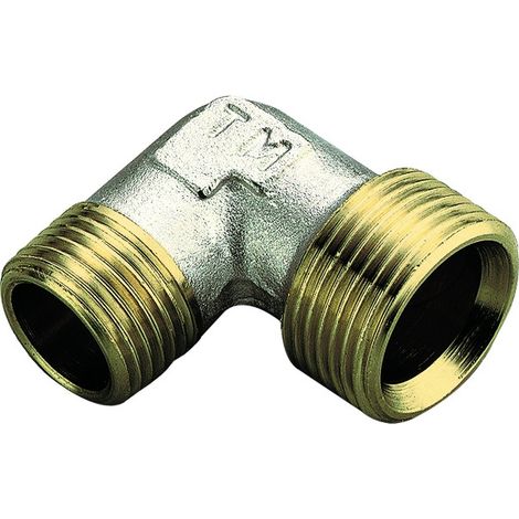 RACCORDO CURVO MASCHIO IN OTTONE GIALLO MODELLO WATERBLOCK-GN 1/2   TIEMME RACCORDERIE SPA
