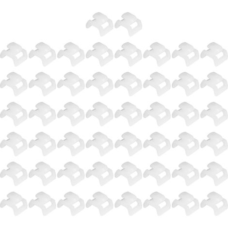 Support de serre-câble en profilé aluminium aux normes européennes (Lot de 50) (1/5)
